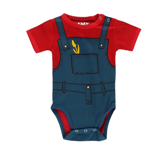 Lazy One Other - Lazy One Farmer Infant Onesie size 12m
